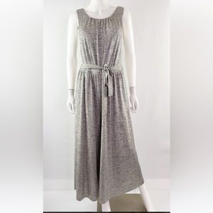 Meadow Rue Anthropologie Size XS Silver Metallic ALCHEMIST Jumpsuit
